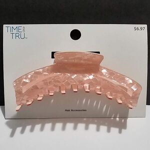 NWT Time and Tru XL Pink Hair Clip
